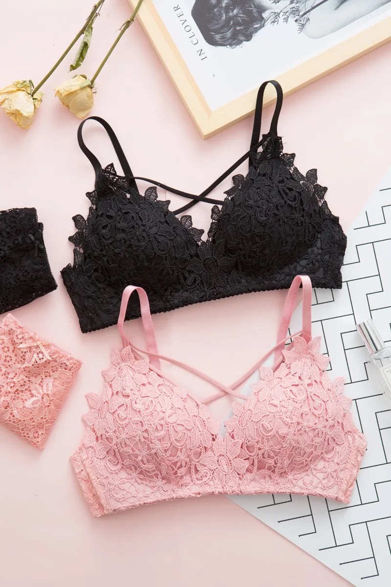 Teenage Girls Lace Underwear Bra Sets 