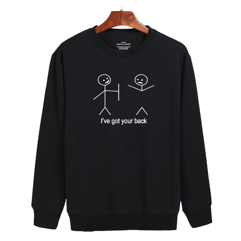 I've got your back hoodies Sweatshirts for Men auturm winter pullover Hoodies and Sweatshirt Hoodies for Men Clothing