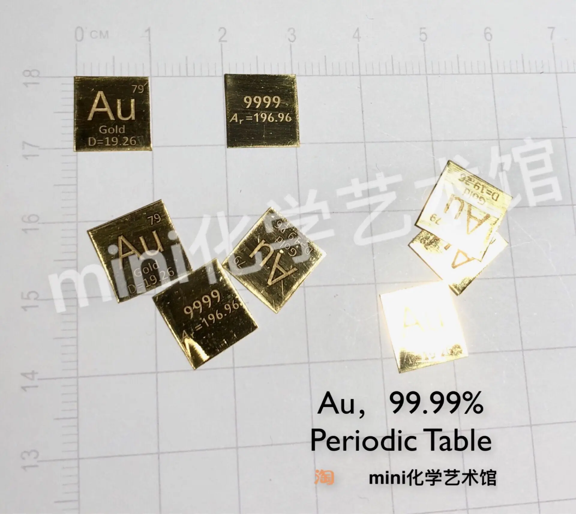 [Серия из драгоценного металла, таблица менструального времени] трендовая пластина из золота фенотипа Au9999
