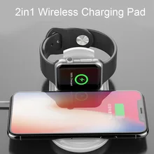 10 Вт QI Беспроводная зарядная док-станция зарядное устройство для Iphone X XR XS MAX для huawei P30 Pro Sumsang S9 Note 9 S8 для Apple Watch 1 2 3 4