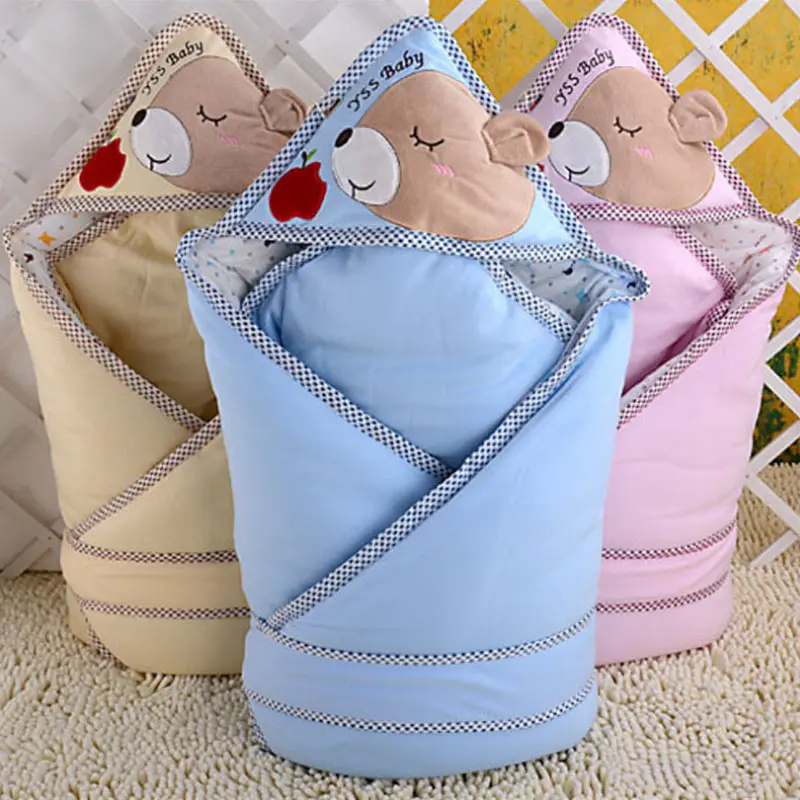 

Infant Sleeping Bag Blankets Animals Pattern Soft Warm Swaddle with Belt NSV775