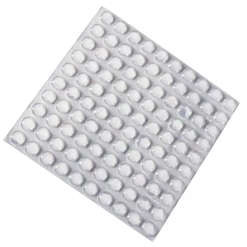 

100PCS Self Adhesive Rubber Feet Clear Semicircle Bumpers Door Buffer Pad DC112