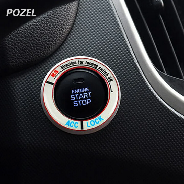 

Car Engine Start Stop Ignition Key Ring For Alfa romeo Milano 159 147 156 mito emblema Giulietta 2000 Sprint Alfetta