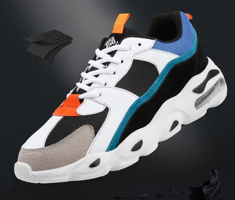 Men's Chunky Trainers Sneaker Dad Shoes High Platform Shoes Men Sneakers Classic Brand Black And White Sneakers Men Platform New (1)