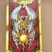 Искатель карт Sakura Клоу карты Волшебная книга+ 56 шт. карты Таро косплей реквизит карточная игра Аниме руки Мультфильм