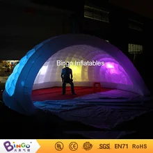5 м светодиодный освещения надувной купол палатки Для свадебной вечеринки горячая Распродажа надувные иглу палатка для реквизита Игрушка палатки