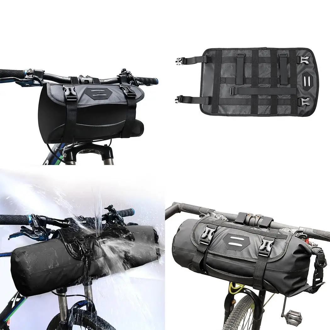 Durable Waterproof Zipper Closure Bike Front Tube 3 7L Bag Bicycle
