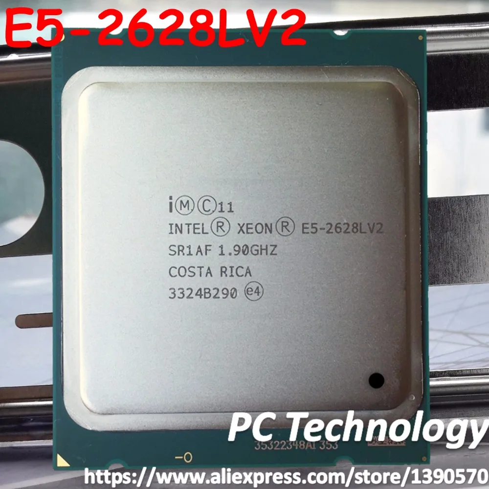 Оригинальный процессор Intel Xeon LGA2011 E5 2628LV2 ЦП 8 ядер 1 90 ГГц 22 нм 20 МБ бесплатная