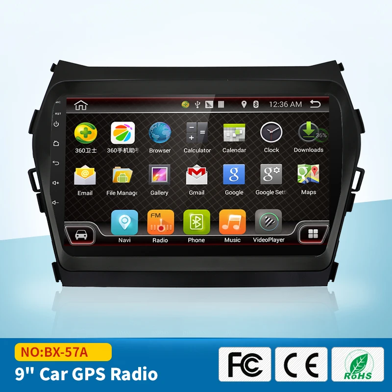 

2 din android 6.0 car dvd player gps for Hyundai Santa FE/IX45 2015 car radio video gps navigation support 4G wifi