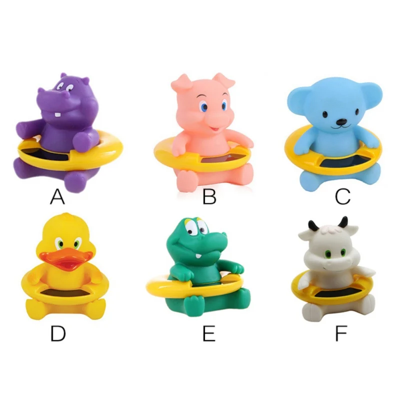 

Children's Cartoon Animal Baby Water Thermometer Kids Bath Thermometer Toy Plastic Tub Water Sensor Thermometer hot
