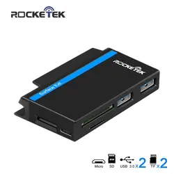 Rocketek usb type-c 3,0 multi 5 в 1 устройство чтения карт памяти Адаптер для SD/TF micro SD Microfoft Surface go Hub компьютерные аксессуары