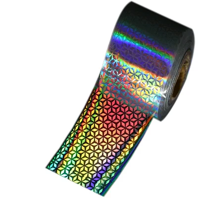 1 рулон 4 см* 100 м Голографическая фольга на ногти лазерная прозрачная разбитая стеклянная форма для нейл-арта переводная Фольга Наклейка Pape - Цвет: jh72