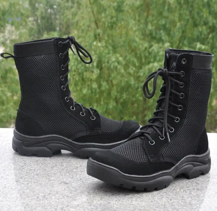 Летние мужские уличные дышащие тактические армейские ботинки; Мужская обувь; светильник в военном стиле; Рабочая обувь; botas hombre; Размеры 35-44
