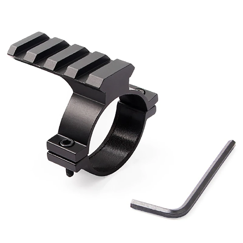 

Rail Scope Mount Single Ring Metal Guide Holder Bracket Hunting Accessories picatinny rail Black