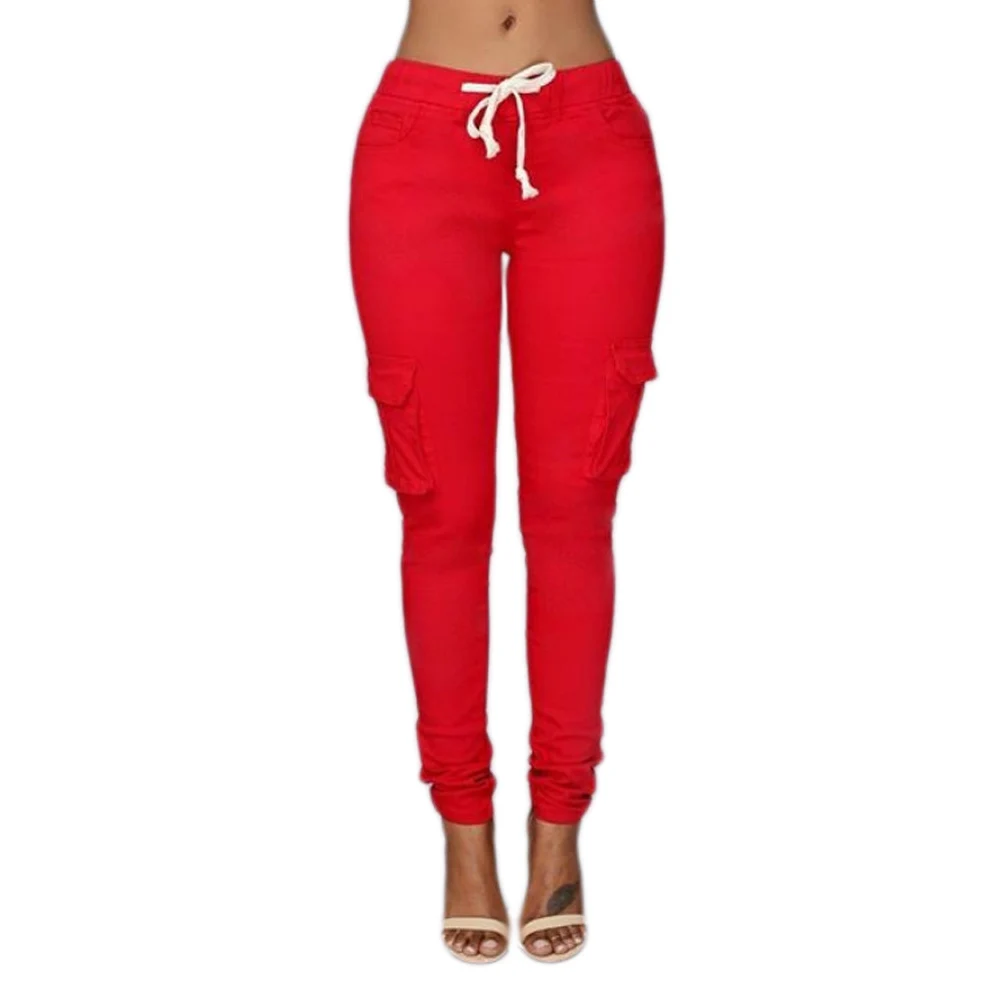 2018 Candy Colors Elastic Sexy Skinny Pencil Jeans For Women Leggings Jeans Woman High Waist Women's Thin-Section Denim Pants