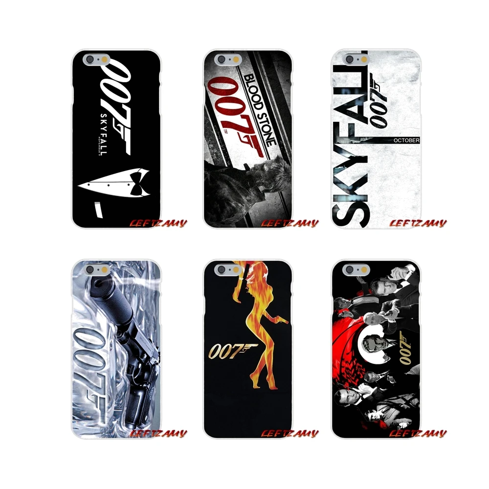 

For iPhone X XR XS MAX 4 4S 5 5S 5C SE 6 6S 7 8 Plus Accessories Phone Cases Covers James Bond 007