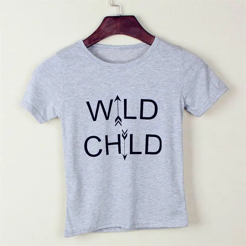 

New Arrival Summer 2018 Letter Design Boy Short Sleeve T-Shirts Kids Girl Tops T Shirt Children Clothes