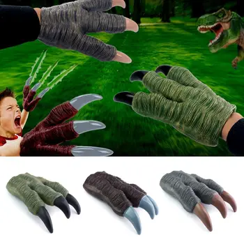 

Dinosaur Claw Hands Gloves For Kids Cosplay Christmas Halloween Party Prop Supplies Trick Toy