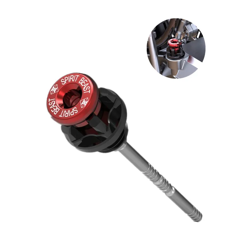 

SPIRIT BEAST Motorcycle Aluminum Alloy Dipstick Scooter Decoration Screw Cover Fitting For GY6 Suzuki