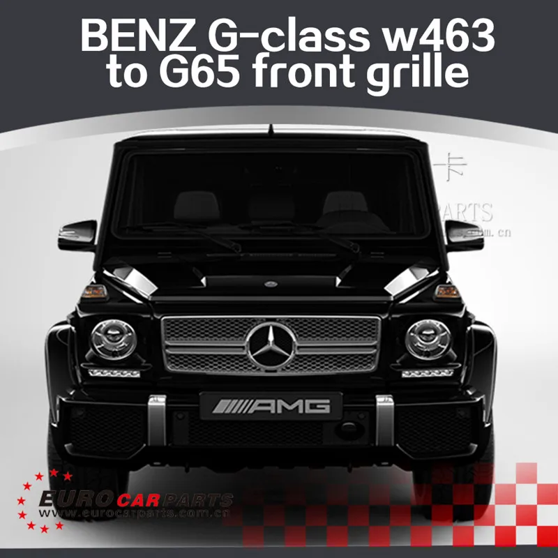 

ABS Grill for W463 to G65 style G class G65 front grille for w463 auto parts G65 front bumper body kit accessories