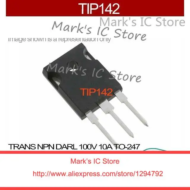 

TIP142 TRANS NPN DARL 100V 10A TO-247 TIP14 142 TIP1 142 TIP 142