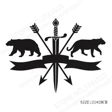 

New Arrival Protection of wild animals Decals individuality creative car Stickers Car-Styling Motorcycles Decoration