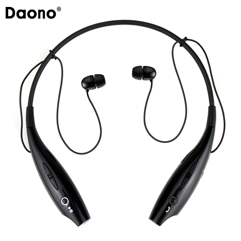 DAONO Bluetooth наушники беспроводные с микрофоном спортивные стерео V4.1 гарнитура для