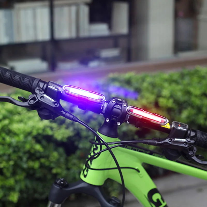 USB-Rechargeable-Front-Rear-Bicycle-Light-Lithium-Battery-LED-Bike-Taillight-Cycling-Helmet-Light-Lamp-Mount (3)