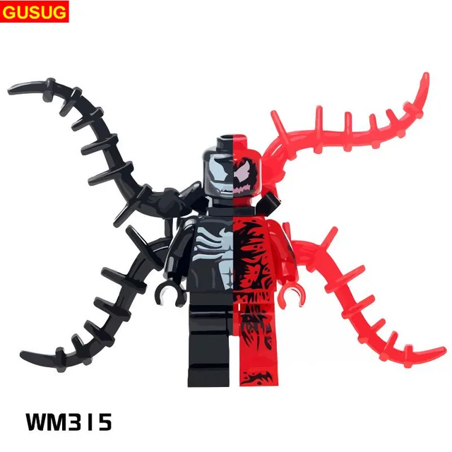 gusug 50pcs wm315 venom vs carnage marvel super heroes the amazing