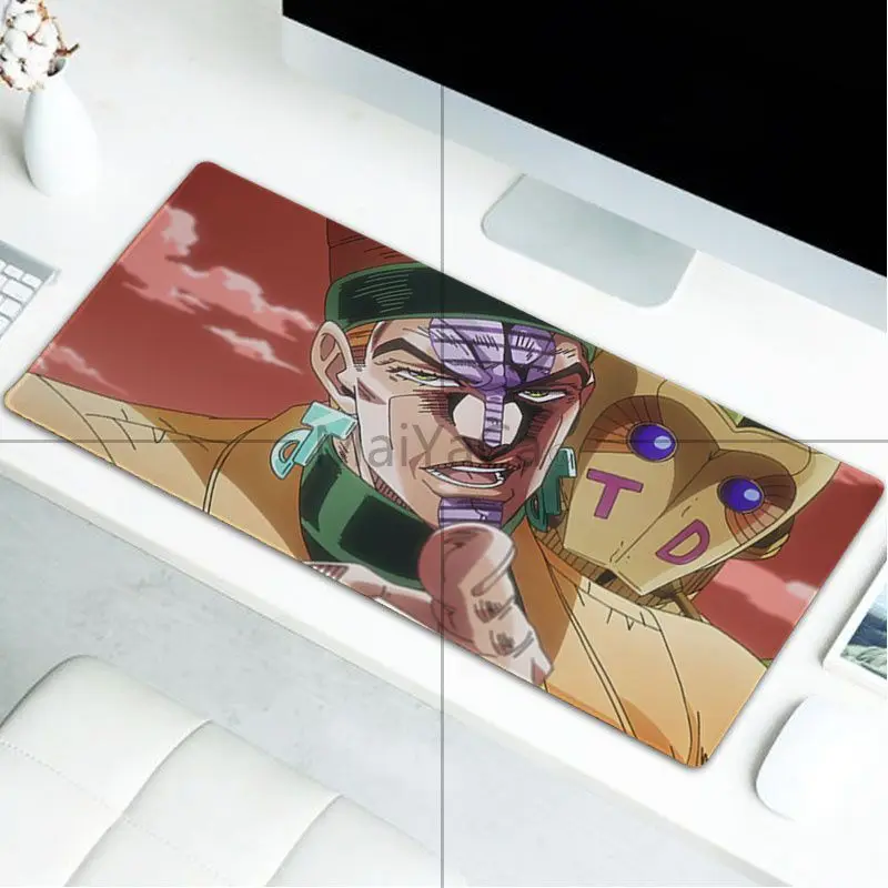 LockEdge 30X90cm MaiYaCa Винтаж Jojo Необычные Приключения индивидуальный игровой коврик для мыши для ноутбука большой плотный удобный водонепроницаемый игровой резиновый коврик для мыши - Цвет: LockEdge 30X90cm