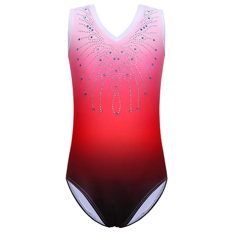 Kids Girls Gymnastics Ballet Dance Leotard Jumpsuit Sleeveless Unitard Costumes Kids Girls Gymnastics Ballet Dance Leotard Jumpsuit Sleeveless Unitard Costumes