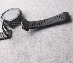 Новое поступление браслет силиконовый каучук ремешок для часов Ремешок для samsung Шестерни S3 Frontier черный развертывания складной