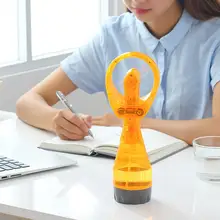 Распылитель воды ручной Мини охлаждающие брызги вентилятор батарея маленький вентилятор Очищаемый и безопасный эластичный лопасти вентилятора ручной вентилятор для студентов