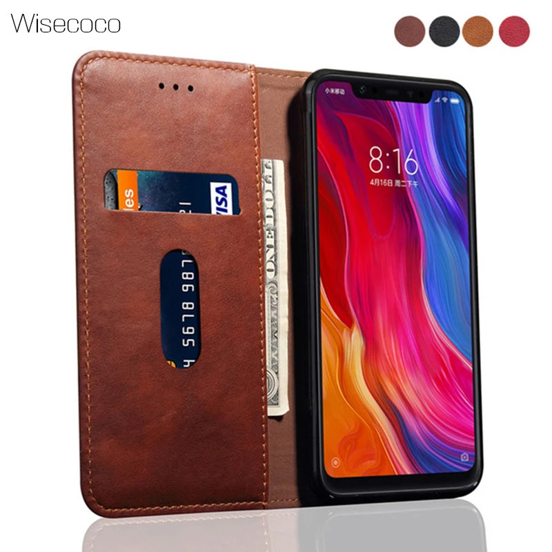 

Luxury Leather Case For Xiaomi Mi 8 SE A2lite 6X 5X A1 A2 Flip Wallet Stand Phone Carcasa For Redmi 4X 4 S2 Y2 Note 3 5 6a 6 Pro