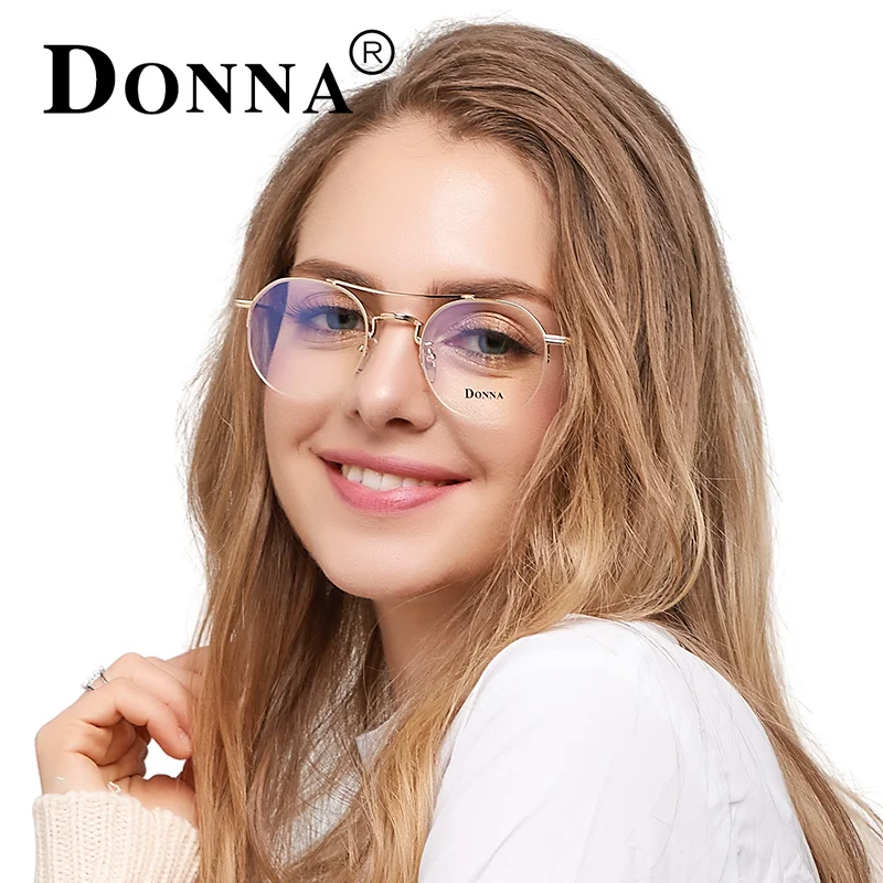 Donna Fashion Half Reading Eyeglasses Myopia Glasses Frame Women New