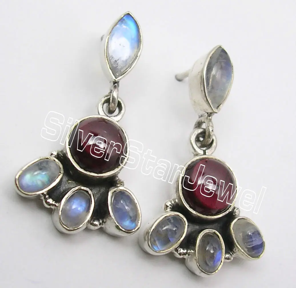 Серебряный аметистами и Перидотом S earrings1 пара серьги Религия ювелирные изделия вариации