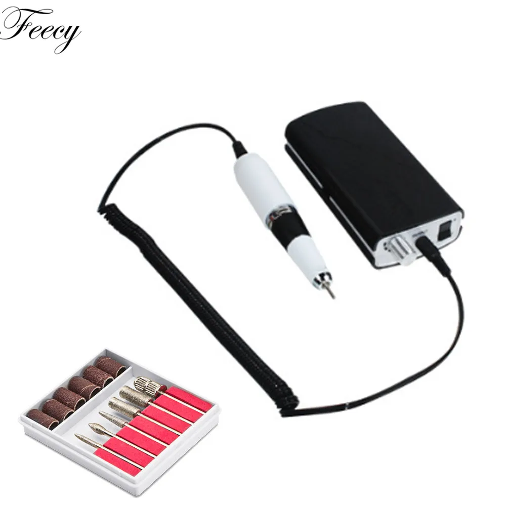 Electric Manicure Machine Nail Drill Bit Portable Nail Art Pen Handpiece Cutter For Pedicure Tools