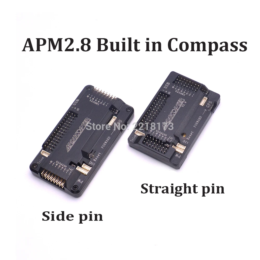 APM2.8 APM 2 8 плата контроллера полета боковой штырь/прямой штырь встроенный компас