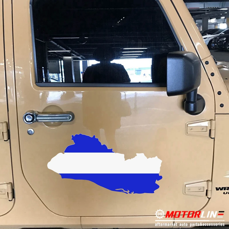 

El Salvador Map Flag Silhouette Decal Sticker Car Vinyl pick size no bkgrd