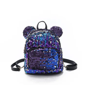 

Hot Teenage Mini Bling Sequins Backpack Girls Princess Backpack Bag Rucksack School Bags Small Travel Sequins Backpack Mochila