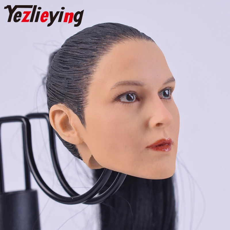 

KM13-11 fine ladies 1/6 scale female head shape 12 "female action modeling model rubber cortex wheat doll toys