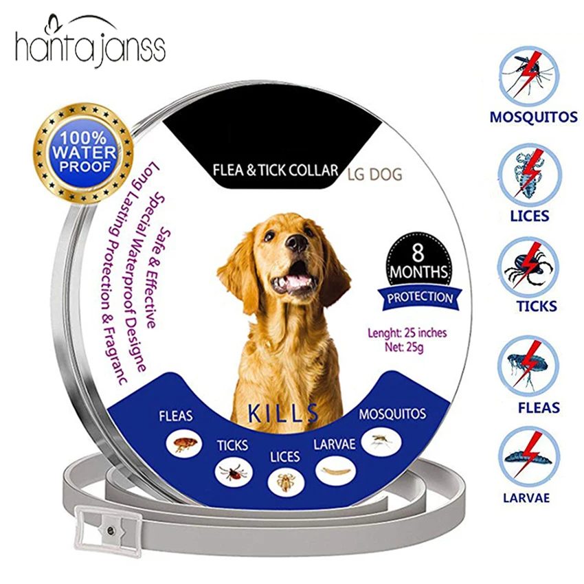 Dog Collar Mosquito Repellent Collar Spring Summer Insect Control