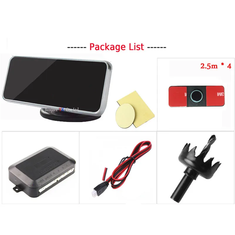 Koorinwou Parkmaster Original 16,5 MM sensores de estacionamiento 8 sensor de Radar de coche ciego Detector de aparcamiento asistencia de agua sensor de nivel