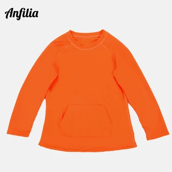 

Anfilia Child Rashguard Dry-Fit Shirts Boys Long Sleeve Rash Guard Top Sports Swimwear UPF 50+ Swimming Shirts Beach Wear