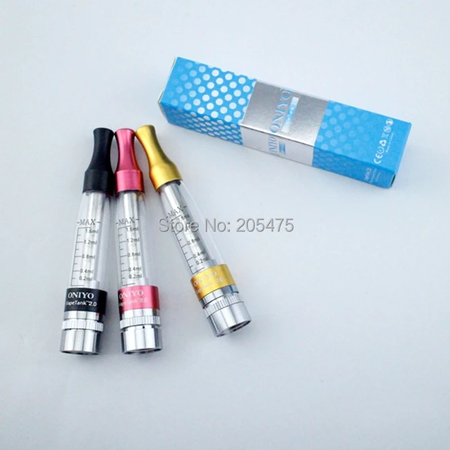 High Quality Atomzier ONIYO Vape tank 2.0 airflow control dual coil 1.6ml Oniyo vapetank fit for 510 thread (2.0 ohm) | Электроника