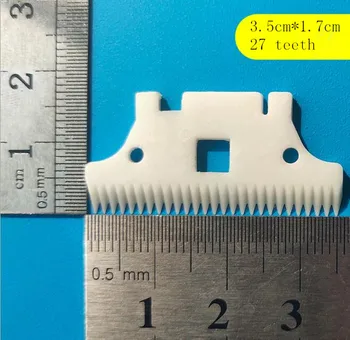 

Free shipping 10pcs 27 teeth zirconia ceramic clipper blade