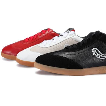 

Good Quality Tai Chi Shoe,Leather Practice Morning Exercises Tai ji Shoe ,Ox Tendon Bottom kung fu shoe