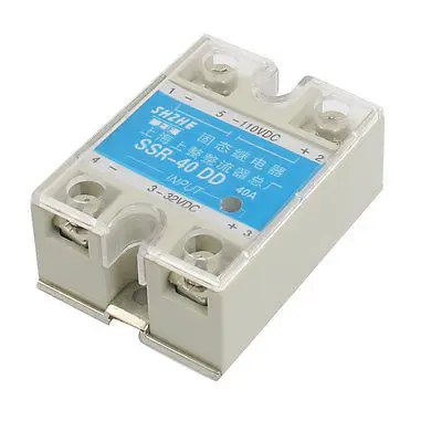 

SSR-40DD DC to DC Covered Solid State Relay DC 3-32V DC 5-110V