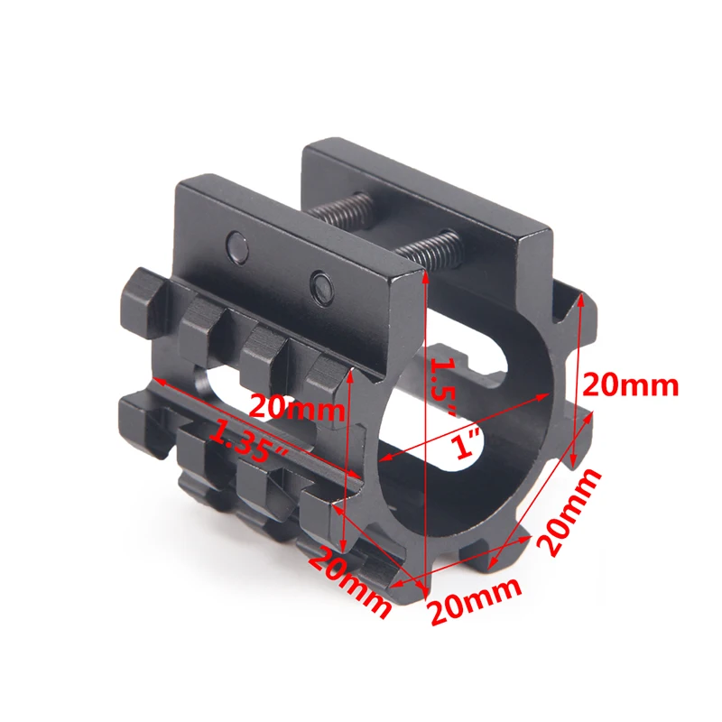 Tactical Remington 870 Mossberg 500  12GA 1 Shotgun Mag Tube Tri Rail Picatinny Mounts 5 Position Barrel Mount Hunting Accessory RL1-0026 (8)