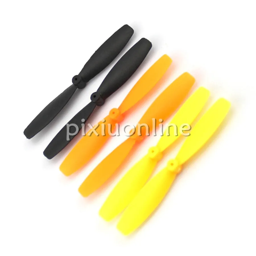 10pcs/bag J669 Orange/black/yellow 55mm Length Model Aircraft Propeller Axle Hole 1mm Free Shipping Russia new arrival 50pcs 15 55mm black glass smooth raindrops crystal chandelier lighting pendant crystal out door christmas tree decor